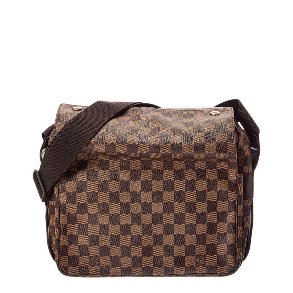 Louis Vuitton Brown Damier Ebene Coated Canvas Naviglio (Authentic Pre-Loved)
